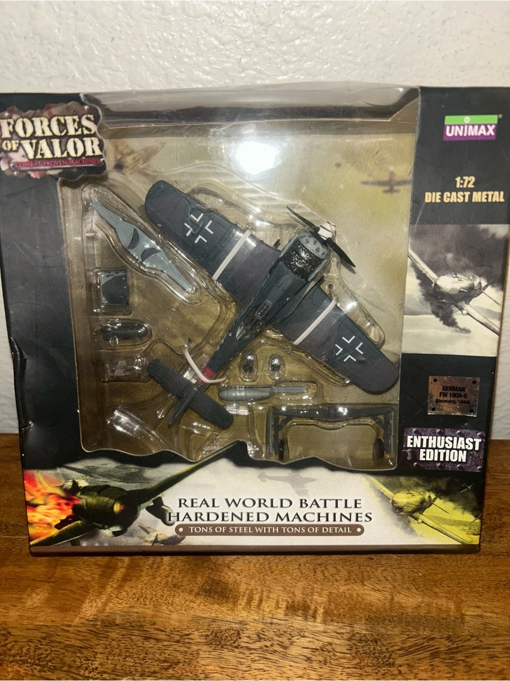 Forces of Valor Die-Cast WWII Plane Model - Dark Gray